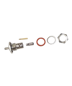 RFB-1117-B-T - RFB-1117-B-T-RF INDUSTRIES,LTD-Conector BNC Hembra / Chasis en D-Plano, de Anillo / RG-174, Niquel / Oro / Teflón. - Relematic.mx - RFB1117BT-p