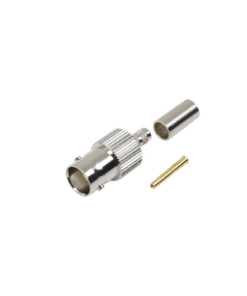 RFB-1123-1-RF INDUSTRIES,LTD-Conector BNC Hembra de anillo plegable para cable LP-195, LP-142, RG-58/U, RG-142/U.