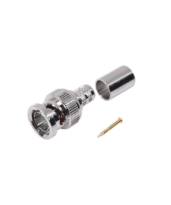 RFB-1707-Q - RFB-1707-Q-RF INDUSTRIES,LTD-Conector BNC Macho de Anillo Plegable para Cable RG-6, Níquel/ Oro/ Teflón. - Relematic.mx - RFB1707Q-p