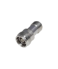 RFD-43F-NF-RF INDUSTRIES,LTD-Adaptador en Línea de Conector 4.3-10 Hembra a N Hembra, Bronce Blanco/ Plata/ Teflón.