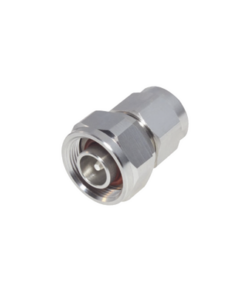 RFD-43M-NM-RF INDUSTRIES,LTD-Adaptador en Línea de Conector 4.3-10 Macho a N Macho, Bronce Blanco/ Plata/ Teflón.