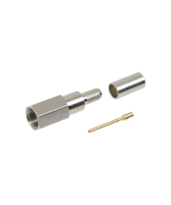 RFE-6000-C - RFE-6000-C-RF INDUSTRIES,LTD-Conector FME Macho de anillo plegable para cable RG-58/U, Niquel/ Oro/ Teflón. - Relematic.mx - RFE6000C-p