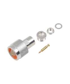 RFN-1004-1SX - RFN-1004-1SX-RF INDUSTRIES,LTD-Conector N Macho de Rosca para Cables RG-8/X, LMR-240, BELDEN 9258, Plata / Oro / Teflón. - Relematic.mx - RFN10041SX-p