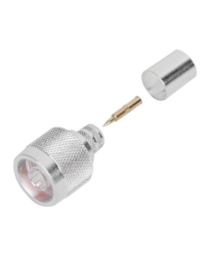 RFN-1006-3F-RF INDUSTRIES,LTD-Conector N Macho de Anillo Plegable en Cables con Conductor Central AWG-11 ó 13 tipo RG-8/U (BELDEN 8237), RG213/U (8267), RG214 (8268).