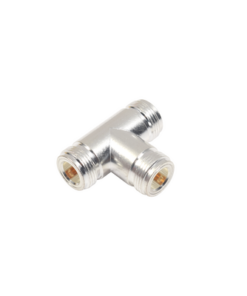 RFN-1011-1 - RFN-1011-1-RF INDUSTRIES,LTD-Adaptador en T, Triple Conectores N Hembra, Plata/ Oro/ Teflón. - Relematic.mx - RFN10111-p