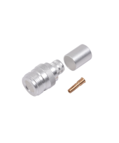 RFN-1028-SI - RFN-1028-SI-RF INDUSTRIES,LTD-Conector N Hembra de Anillo Plegable para Cables 9913, 8214, LMR-400, RG8/U-SYS, RFLASH-1113, Plata/ Oro/ Teflón. - Relematic.mx - RFN1028SI-p