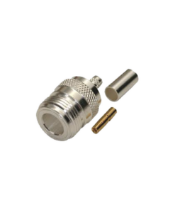 RFN-1029-SX - RFN-1029-SX-RF INDUSTRIES,LTD-Conector N Hembra, de Anillo Plegable para Cables LMR-240, RG-8/X, 9258, Niquel/Oro/Teflón. - Relematic.mx - RFN1029SX-p