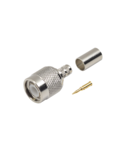 RFT-1203-1X-RF INDUSTRIES,LTD-Conector TNC Macho de Anillo Plegable para Cables LMR-240, RG-8/X, 9258, Niquel/Oro/Delrin.