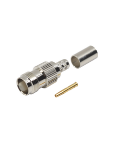 RFT-1217-X-RF INDUSTRIES,LTD-Conector TNC Hembra de Anillo Plegable para Cables RG-8/X, LMR-240, Grupo X, Níquel/ Oro/ Delrin.