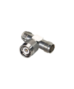 RFT-1228 - RFT-1228-RF INDUSTRIES,LTD-Adaptador en T de TNC Macho a Doble TNC Hembra, Níquel/ Oro/ Teflón. - Relematic.mx - RFT1228-p