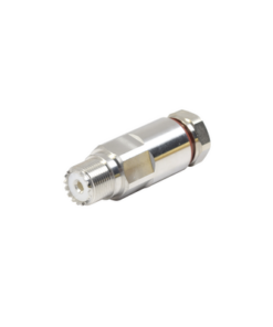 RFU-520-H1 - RFU-520-H1-RF INDUSTRIES,LTD-Conector UHF Hembra (SO-239) de Rosca para cable LDF4-50A, Bronce Blanco/ Plata/ Teflón. - Relematic.mx - RFU520H1-p