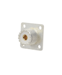 RFU-521-ST - RFU-521-ST-RF INDUSTRIES,LTD-Conector UHF Hembra (SO-239) para Montaje de Chasis con 4 Hoyos a 18 mm, Terminal Soldable, Plata/ Oro/ Teflón. - Relematic.mx - RFU521ST-p