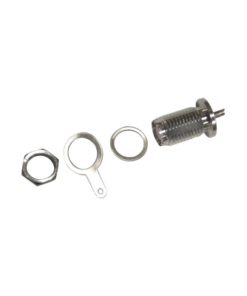 RFU-602-2-RF INDUSTRIES,LTD-Conector Mini UHF Hembra para Chasis de Montaje Trasero en Tipo D-Plano, Níquel/ Plata/ Teflón    