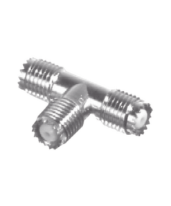 RFU-632 - RFU-632-RF INDUSTRIES,LTD-Adaptador en T, de Conector Mini-UHF Hembra a Doble Mini-UHF Hembra, Níquel/ Plata/ Teflón. - Relematic.mx - RFU632-p