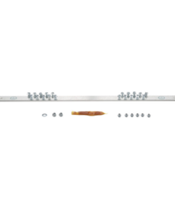 RGRB19U - RGRB19U-PANDUIT-Barra de Conexión a Tierra, Para Rack de 19", Con 20 Orificios Para Conexión Rápida de Equipos, Incluye 20 Tornillos # 12-24 x 1/2" Instalados - Relematic.mx - RGRB19U-p