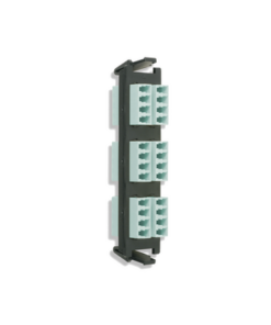 RIC-F-LCQ24-01C - RIC-F-LCQ24-01C-SIEMON-Placa acopladora de Fibra Óptica Quick-Pack, Con 6 Conectores LC Quad (24 Fibras), Para Fibra Multimodo, Aqua - Relematic.mx - RICFLCQ2401C-p