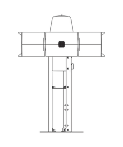 RME-FEDERAL SIGNAL INDUSTRIAL-Placa de montaje para techo en sirena eclipse