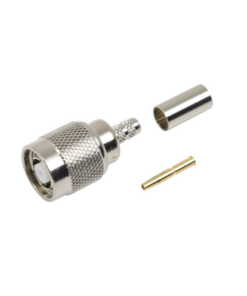 RP-1202-C1 - RP-1202-C1-RF INDUSTRIES,LTD-Conector TNC Macho Inverso de Anillo Plegable para Cable RG-142/U, Níquel/ Oro/ Teflón. - Relematic.mx - RP1202C1-p