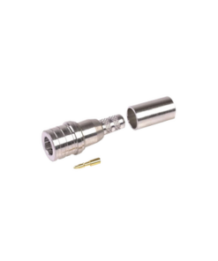 RQA-5000-X - RQA-5000-X-RF INDUSTRIES,LTD-Conector QMA (Quick Mate) Macho, Anillo Plegable para RG-8/X, LMR-240, Bronce Blanco/Oro/Teflón. - Relematic.mx - RQA5000X-p