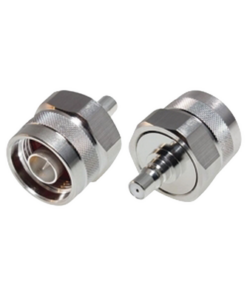 RQA-5478 - RQA-5478-RF INDUSTRIES,LTD-Adaptador de Bajo PIM, Interserie de Conector N Macho a QMA (Quick Mate) Hembra, Bronce Blanco/ Oro/ Teflón. - Relematic.mx - RQA5478-p