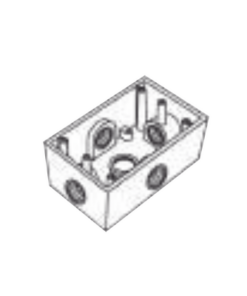 RR-0285 - RR-0285-RAWELT-Caja Condulet FS de 1/2" (12.7 mm) con cinco bocas a prueba de intemperie. - Relematic.mx - RR0285-p