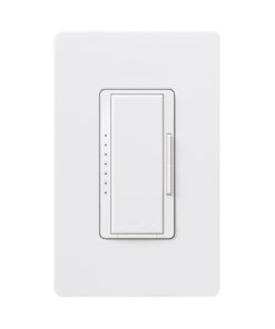 RRD10DWH-LUTRON ELECTRONICS-Atenuador (dimmer) un solo polo / multilocacion 120V /INC 1000W / 800W MLV, color blanco No requiere neutro.