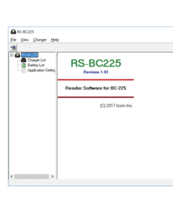 RSBC225 - RSBC225-ICOM-Software analizador de baterías BP-283/284/BP290 (requiere cargador BC225) - Relematic.mx - RSBC225-h