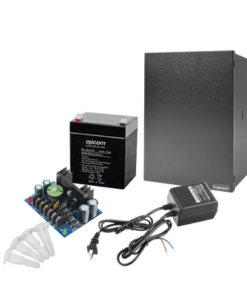 RT1640SMP5PL4-EPCOM POWERLINE-Kit con fuente ALTRONIX de 12 Vcc a 4 Amper, incluye transformador y batería de 4.5 Amper