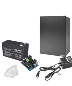 RT1640SMP5PL7-EPCOM POWERLINE-Kit con fuente ALTRONIX de 12 Vcc a 4 Amper, incluye transformador y batería de 7 Amper