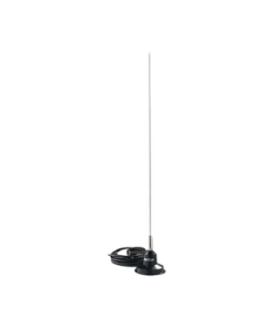 RUM-150M-HUSTLER-Antena móvil VHF  Con Montaje Magnético y Conector Mini UHF Macho, 148-174 MHz