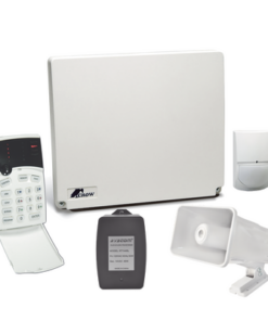 RUNNER4/8-K30-CROW-Kit de alarma 4-8 zonas con teclado de iconos, 1 detector de movimiento digital