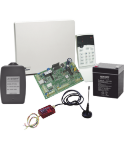 RUNNER-8-MINI-CROW-Kit de Alarma RUNNER8/16 con Comunicador MN02LTEMV3, Gabinete, Batería y Trasmformador