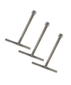 SAB-60G-SYSCOM TOWERS-Juego de 3 Anclas con galvanizado por inmersión en caliente. Compatible con SBA60.