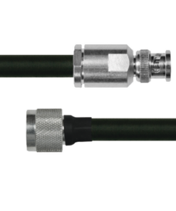 SBNC-214-N-180-EPCOM INDUSTRIAL-Cable Coaxial RG-214/U de 180 cm (70.87 pulgadas), en 50 Ohm, 0.425, CD-4 GHz, con Conectores BNC Macho a N Macho.