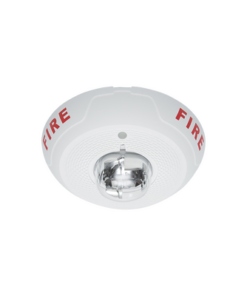 SCW-L-SYSTEM SENSOR-Lámpara Estroboscópica para Montaje en Techo, Color Blanco, Nivel de Candelas Seleccionable, Nuevo Diseño Moderno y Elegante y Menor Consumo de Corriente
