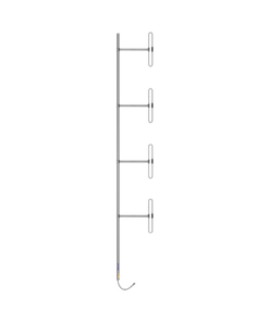 SD214-SF1P2SNM - SD214-SF1P2SNM-SINCLAIR-Antena Aérea para Base, 4 Dipolos, 118-138 MHz, 8.0 dBd, 20 MHz, Radiación Bi-direccional, 300 Watt, N Macho, Inclinación Opcional "Tilt" de 0, 2, 4, 6 u 8 Grados. - Relematic.mx - SD214SF1P2SNM-p