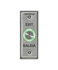 SD6176SS1Q-ENFORCER SECOLARM-Botón de Salida con Aro Iluminado Color Verde y Rojo / IP65 / Buzzer / Función Toggle (Enclavado) / Temporizador  / Relevador NC/NO/ Uso Exterior e Interior.
