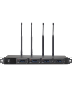 SF-354UH-EPCOM PROAUDIO-Receptor UHF para 4 micrófonos inalámbricos / Pantalla LCD de cristal liquido 