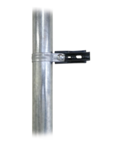SFABRAZADERA - SFABRAZADERA-SFIRE-Aislador de paso o esquina con abrazadera incluida de 33-38mm para uso en tubería de malla ciclónica. - Relematic.mx - SFABRAZADERA-p