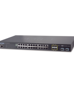 SGS-5220-24T2X-PLANET-Switch de Acceso Stack Capa 2+ de 24 puertos + 4 compartidos TP/SFP + 2 Puertos 10G SFP+  Stack