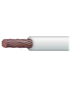 SLY-304-WHT/100-INDIANA-( SSLU13 ) Cable Eléctrico 10 AWG Color Blanco, Conductor de Cobre Suave Cableado. Aislamiento de PVC, Autoextinguible. Bobina 100 Metros (328.08 Pies)