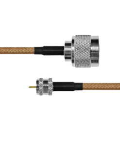 SN-142-MIN-110 - SN-142-MIN-110-EPCOM INDUSTRIAL-Cable Coaxial RG-142/U de 110 cm, 50 Ohm con Conectores N Macho a Mini UHF Macho. - Relematic.mx - SN142MIN110-p