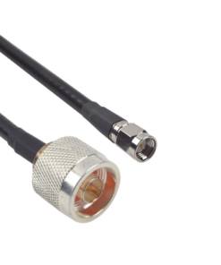 SN-240UF-SMA-60-EPCOM INDUSTRIAL-Cable LMR-240UF (Ultra Flex) de 60 cm (23.62 pulgadas) con Conectores N Macho y SMA Macho.