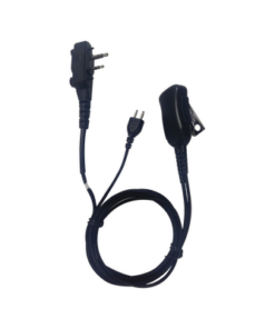 SNP-1W-30S-BF-PRYME-Micrófono audífono de 1 cable de fibra trenzada con sistema SNAP para radios Icom IC-F4003/4013/2000/4021/4031/4210/4230/IC-F14/3021/3013/3103/3003/1000/2000/S/T (con tornillos)