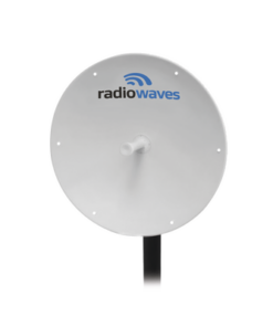 SPD3-5.9NS-RADIOWAVES-Antena Profesional de 3ft, Garantía de 7 años, 5.925-6.425 GHz, Soporta todo tipo de intemperie