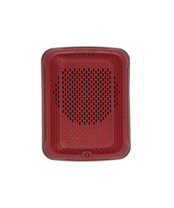 SPR-L-SYSTEM SENSOR-Bocina para Montaje en Pared, Color Rojo, Nuevo Diseño Moderno y Elegante y Menor Consumo de Corriente