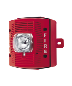 SP-SRK - SP-SRK-SYSTEM SENSOR-Bocina con Lámpara Estroboscópica para Exterior, con Configuración Estroboscópica Seleccionable, Color Rojo - Relematic.mx - SPSRK-p
