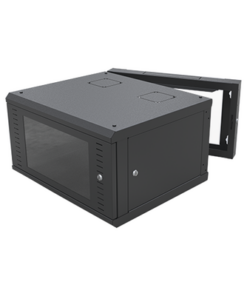 SR-1906-GAP-V4 - SR-1906-GAP-V4-LINKEDPRO BY EPCOM-Gabinete Abatible de Pared (Con Marco Trasero) con Rack 19" de 6 Unidades. Ventana de Cristal Templado. - Relematic.mx - SR1906GAPV4-p