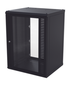 SR-1916-GFP - SR-1916-GFP-LINKEDPRO BY EPCOM-Gabinete para Montaje en Pared, Puerta de Cristal Templado, Cuerpo Fijo con Rack 19" de 16 Unidades - Relematic.mx - SR1916GFP-p