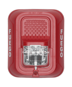 SRL-SP - SRL-SP-SYSTEM SENSOR-Lámpara Estroboscópica para Montaje en Pared, Color Rojo, Nivel de Candelas Seleccionable, Nuevo Diseño Moderno y Elegante y Menor Consumo de Corriente - Relematic.mx - SRLSP-p